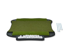 Load image into Gallery viewer, Fiberbuilt Hourglass Pro Studio Golf Mat Kit - Double Hitting, 6' x 4'
