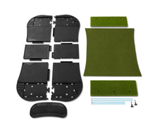 Load image into Gallery viewer, Fiberbuilt Hourglass Pro Studio Golf Mat Kit - Double Hitting, 6' x 4'