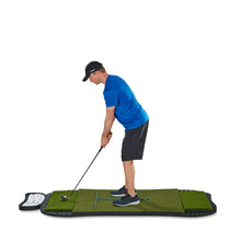 Load image into Gallery viewer, Fiberbuilt Hourglass Pro Studio Golf Mat Kit - Double Hitting, 6' x 4'
