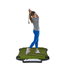 Load image into Gallery viewer, Fiberbuilt Hourglass Pro Studio Golf Mat Kit - Double Hitting, 6' x 4'