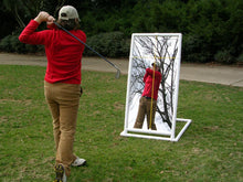 Load image into Gallery viewer, TrueShot PVC Golf Mirror - Full Length 2'x4' Golf Training Mirror