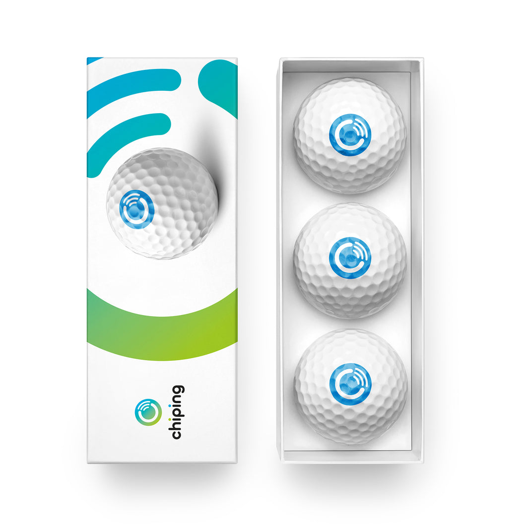 Chiping GPS Tracked Golf Balls - Starter Set - 6 Ball Set
